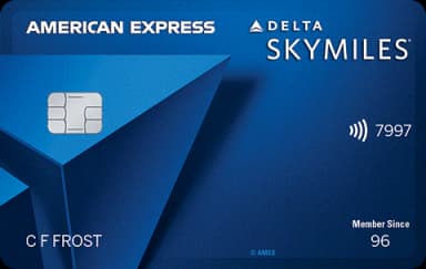 Delta Skymiles Blue Amex card