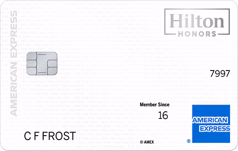 Hilton Honors Card card